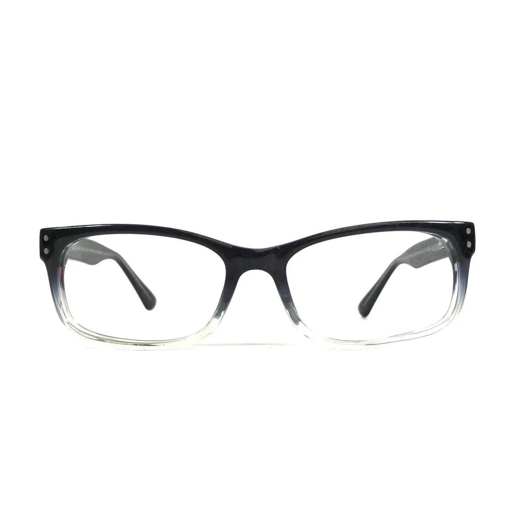 Success Eyeglasses Frames SS-92 BLACK FADE Rectangle Full Rim 55-20-140